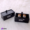 أزرار أكمام بنجمة كحلي MONT BLANC