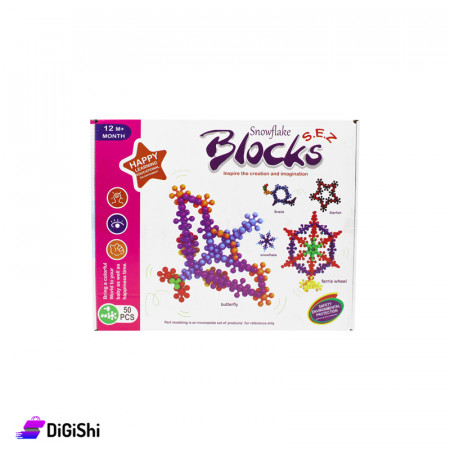 Snowflake Block Buzzle - 50 Pieces