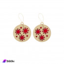 Pairs of Christmas Tree Decorations with Snow Flake