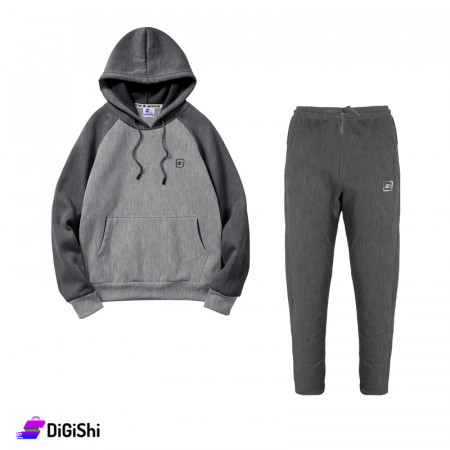 STARTER Men's Cotton Pajamas - Dark & Light Gray