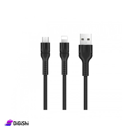 كبل HOCO U31  iPhone + Micro