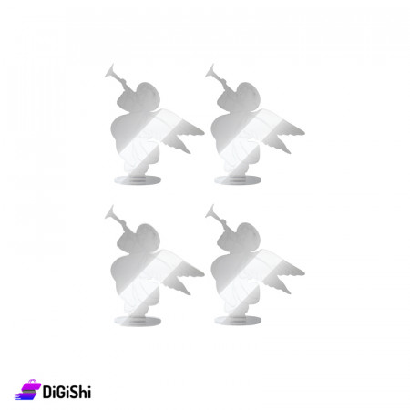 مجموعة زينة ميلاد بلكسي شكل ملاك