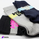 Al Samah Wake Up Girls' socks Long Length