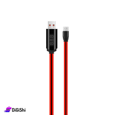 HOCO U29 LED Displayed Timing Micro Charging Cable
