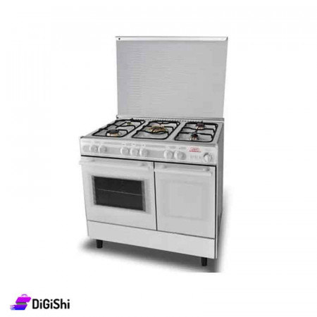 Al-Anwar RO510G Head Oven with Lighter and Glass Cover - White
