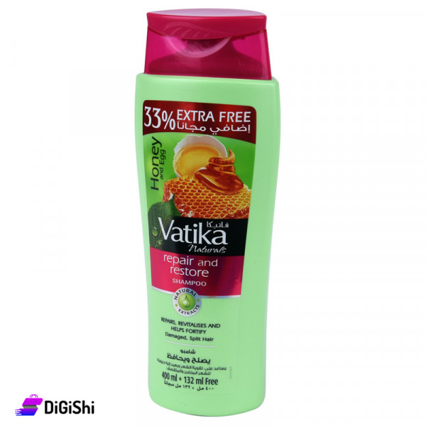Vatika honey and egg shampoo Repair And Restore hair