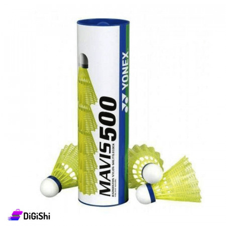 YONEX MAVIS 500 Cap Nylon Shuttlecock Set