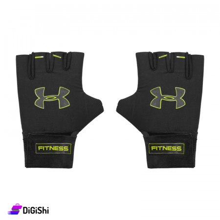 FITNESS Waterproof Sports Gloves - Phosphoric and Black