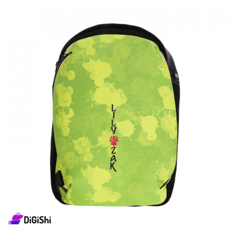 LILY ZAK Linen Camouflaged Laptop Backpack - Green