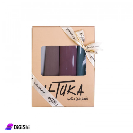 ALTUKA Crepe Shawls Set 2 - Colorful