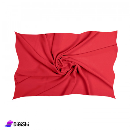 ALTUKA Crepe Shawl - Red