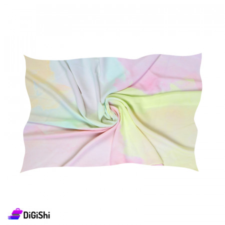 ALTUKA Marshmallow Crepe Laser Shawl - Yellow