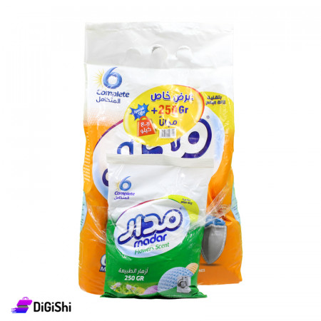 عرض مسحوق غسيل بقوة الأوكسجين 2كغ+250غ Madar