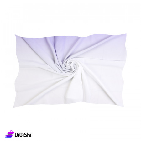 ALTUKA Wavy Crepe Laser Shawl - Purple