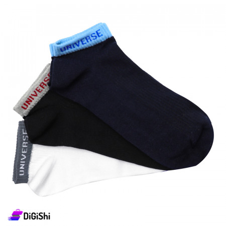 Al Samah UNIVERSE Cotton Men Short Socks Set Group 2