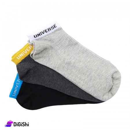 Al Samah UNIVERSE Cotton Men Short Socks Set Group 1