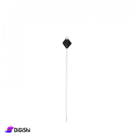 Diamond Shape Pin  - Black
