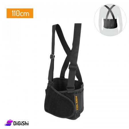 TOLSEN Back Support Belt With Adjustable Suspenders 110cm