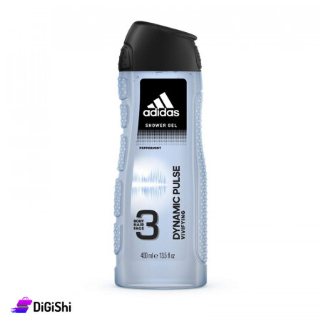 جل استحمام للرجال 3 في 1 للشعر والجسم والوجه Adidas Dynamic Pulse