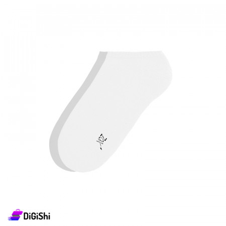 ZOX Plus Women's Fleece Short Leg Socks  - White