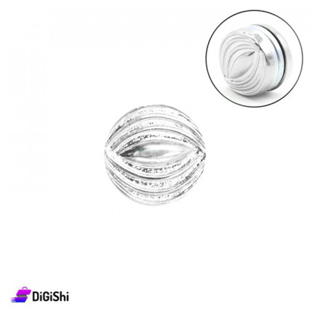 Magnetic Hijab Pins Notched - Silver
