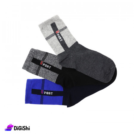 Al Samah Set Of 10 years old Kids Cotton Long Socks