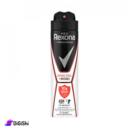 ديودوران رجالي Rexona Antibacterial + Invisible 10x