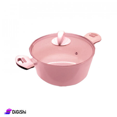 Granite Cooker Measuring 24 cm - Pink
