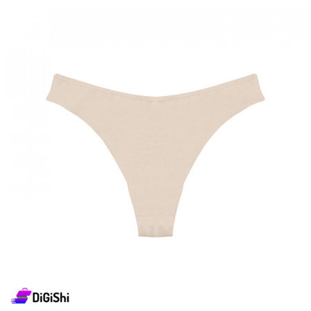 Al Samah Unicolor Women's Lycra String - Beige