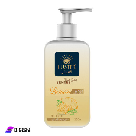 LUSTER Foam Face Wash with Lemon Extract