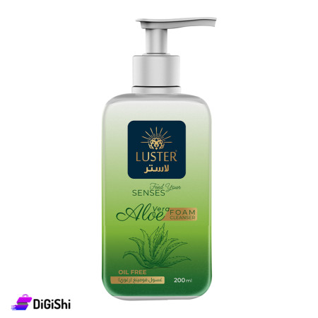 غسول فومينغ وجه رغوي بخلاصة الألوفيرا LUSTER