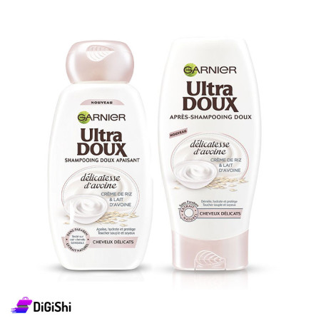 Garnier Ultra Doux Shampoo Délicatesse Set for Fine Hair