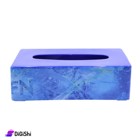 علبة محارم SUPER STAR رسمة Frozen - أزرق