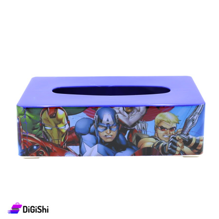 SUPER STAR Avengers Tissue Box - Blue