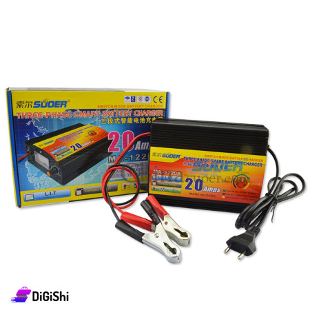 SUOER MA-1220A Battery Charger 20A