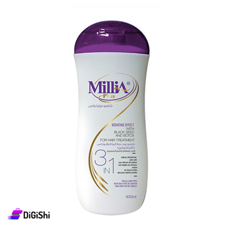 Millia Black Seed Shampoo and Botox 400ml