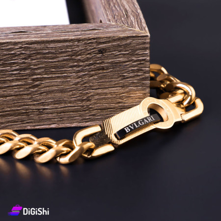 BVLGARI Men's Chain Bracelet - Golden