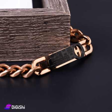 HERMES Men's Chain Bracelet - Bronze