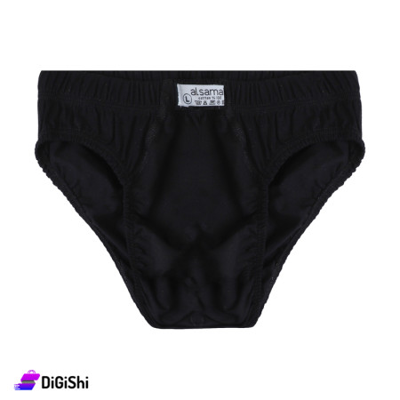 Al Samah Men's Cotton Slips - Black