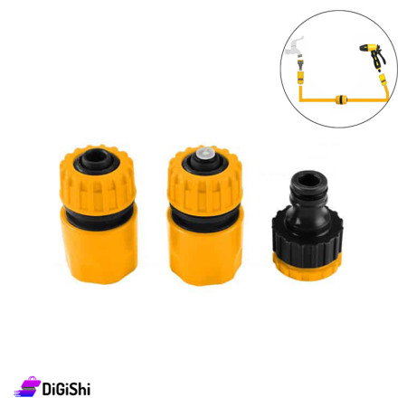 مجموعة وصلات خرطوم 0.5 إنش TOLSEN