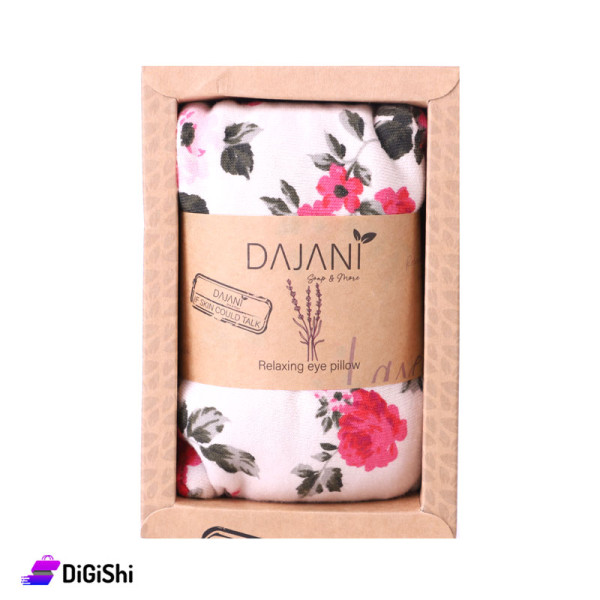 DAJANI Eye Pillow for Relaxation with a Flower Pattern DAJANI Eye Pillow for Relaxation with a Flower Pattern