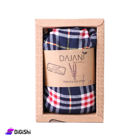 DAJANI Eye Pillow for Relaxation with a Checked Pattern Scent of Lavender