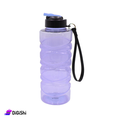 مطرة ماء بلاستيك محززة ماركة شهد - بنفسجي