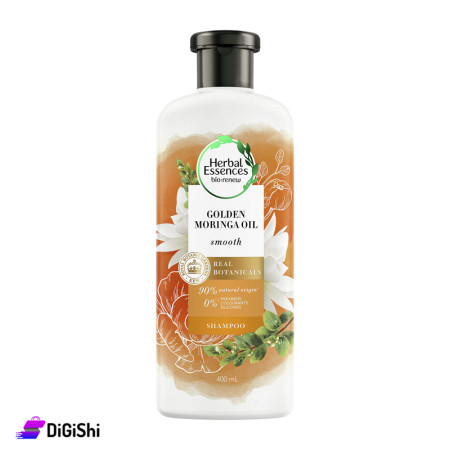 شامبو لتنعيم الشعر بخلاصة زيت المورينجا الذهبي 400مل Herbal Essences