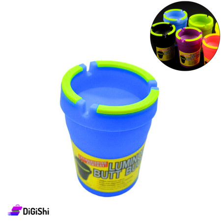 LUMINOUS BUTT BUCKET Ashtray - Blue