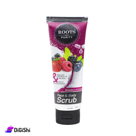 ROOTS PURITY Strawberry and Cranberry Face and Body Scrub