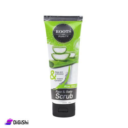 مقشر وجه وجسم بالألوفيرا ROOTS PURITY