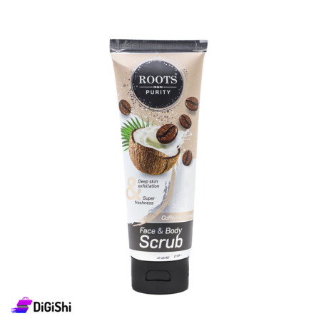 مقشر وجه وجسم بخلاصة حبات البن ROOTS PURITY