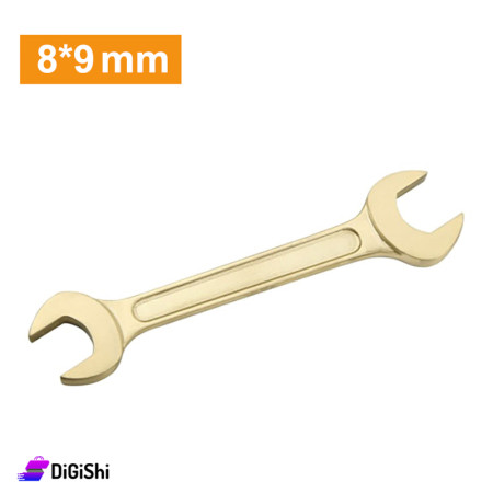 TOLSEN NON SPARKING DOUBLE OPEN ENDED SPANNER 8*9mm