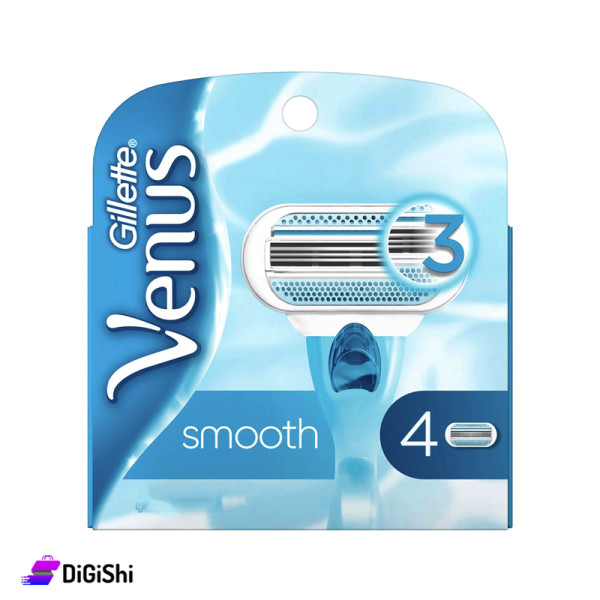 علبة رؤوس شفرات حلاقة نسائية Gillette Venus Smooth علبة رؤوس شفرات حلاقة نسائية Gillette Venus Smooth